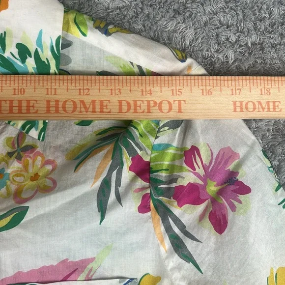 LE SUPERBE Tropi Cali Fruit Salad Ex-Boyfriend Long Sleeve Shirt Women’s, Size 6 Tops